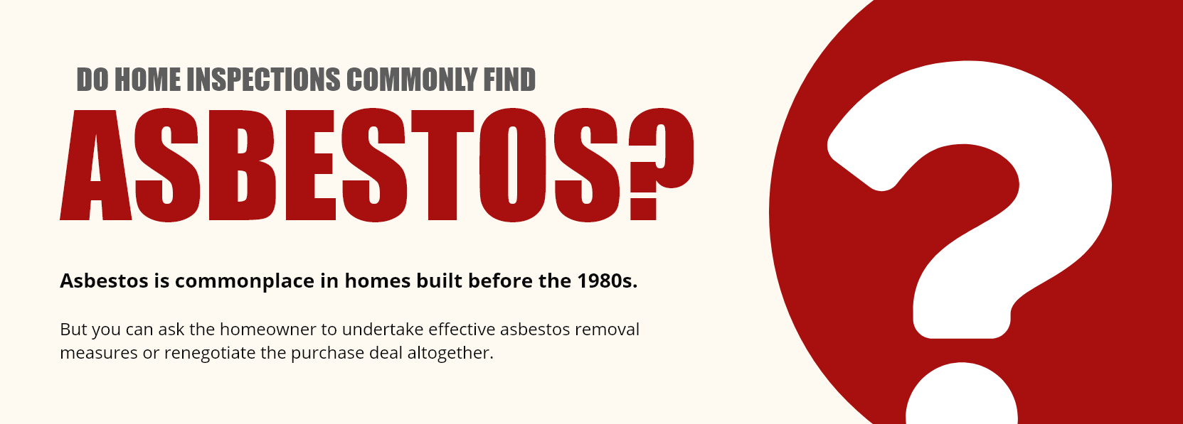 do home inspections commonly find asbestos