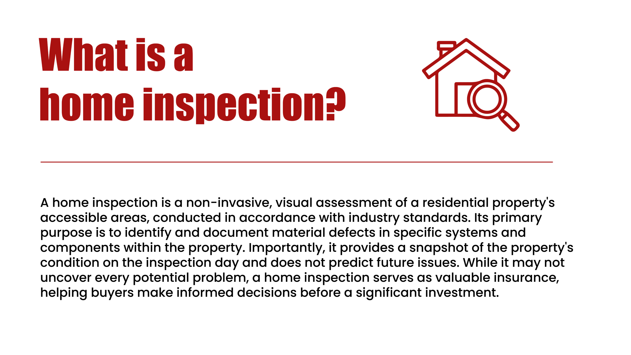 An in-depth, technical and factual answer to what is a home inspection